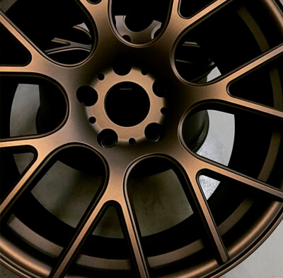 Покраска дисков в бронзовый цвет для Subaru Impreza