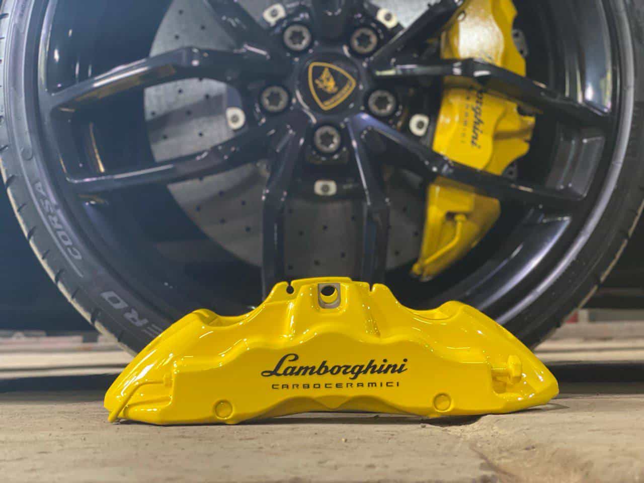 Покраска суппортов Lamborghini – Премиальное качество